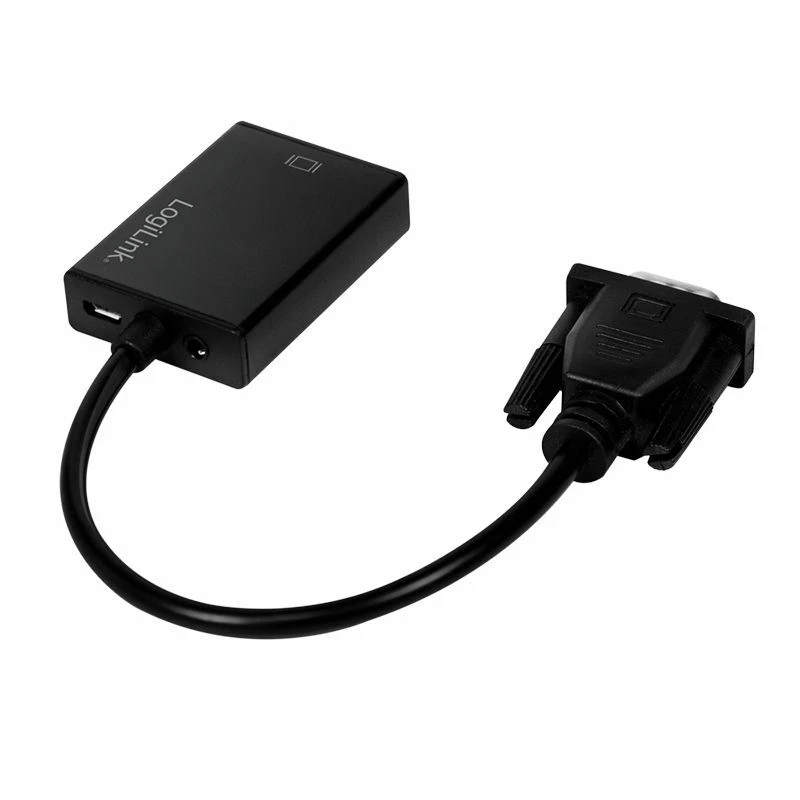 VGA zu HDMI Audio Video Adapter Konverter PC Notebook HDMI VGA 3,5mm Klinke - Bild 3 von 4