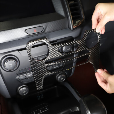 Mittelkonsole Blende Carbon Fiber Zierleiste Passend Für Ford Ranger T7 T8 15-21