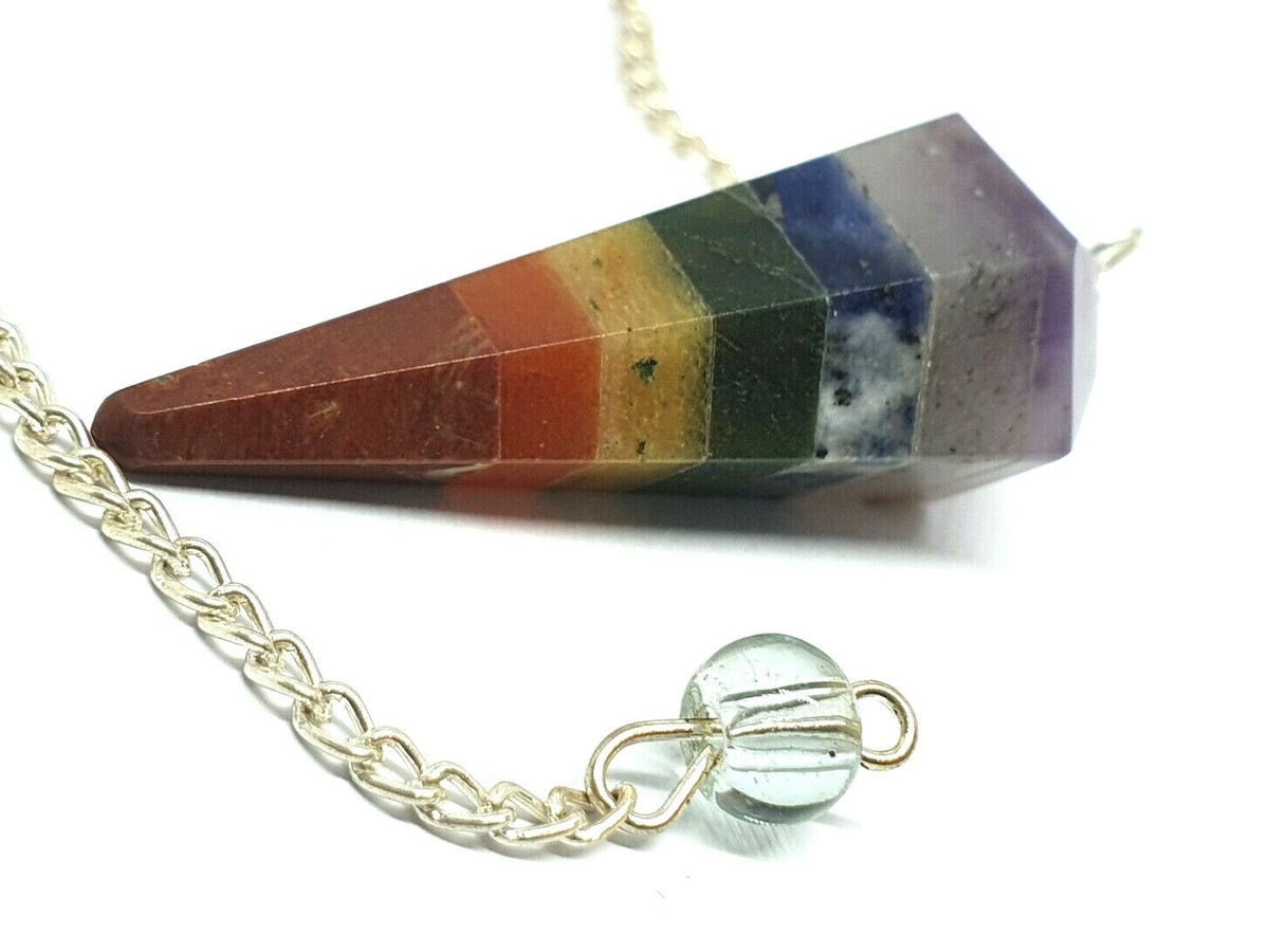 PENDOLO ORGONE Con Cristalli Chakra, Pendolo - Foto 6