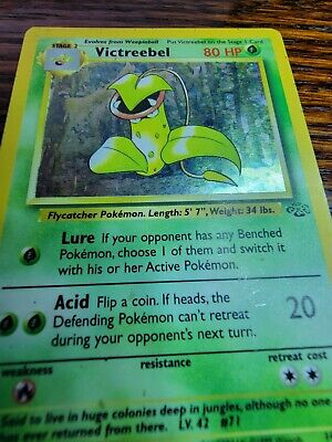 Carta Antiga Pokemon Victreebel 14/64 Holo Rare Jungle Original Card