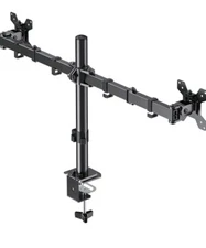 MOUNTUP Dual Monitor Desk Mount, Max 32 Inch up to 19.8Lbs, Fully Adjustable Dua