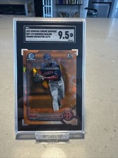 2022 Bowman 1st Chrome Sapphire  /75 Eddinson Paulino SGC 9.5