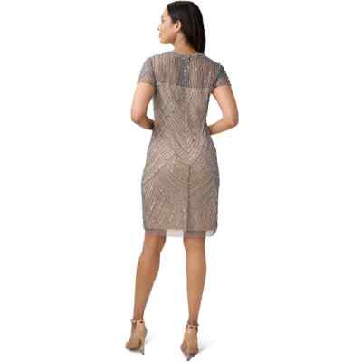 Adrianna Papell Women's Short Beaded Cocktail Dress | 6 | eBay
