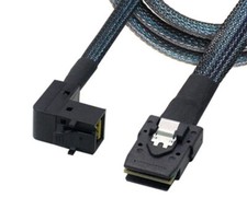 Wonderwires Mini SAS HD (SFF8643) 90° Angled to Mini SAS 36-pin(SFF8087) Cable 