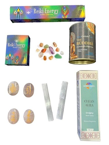 Crystal Wonderland Reiki Healer Clearing & Cleansing Hamper Gift Set - Picture 3 of 12