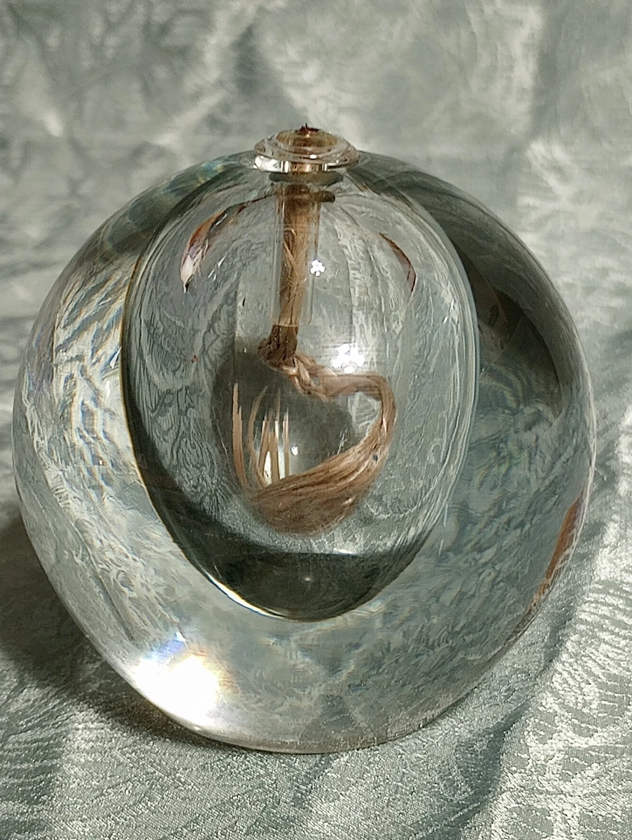 Vintage glass ball lamp deals