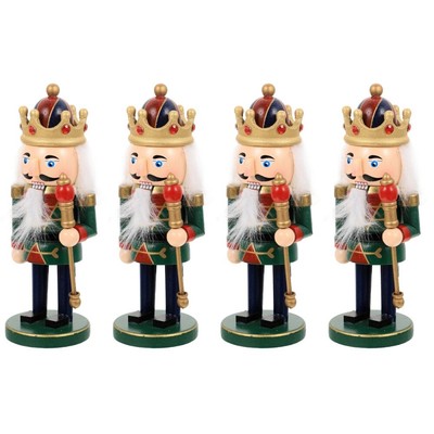  4 Pack Nussknacker-Verzierung Tischdekoration Für Weihnachten