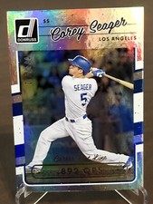 2017 Donruss Stat Line Career Dodgers Baseball Card #106 Corey Seager /500