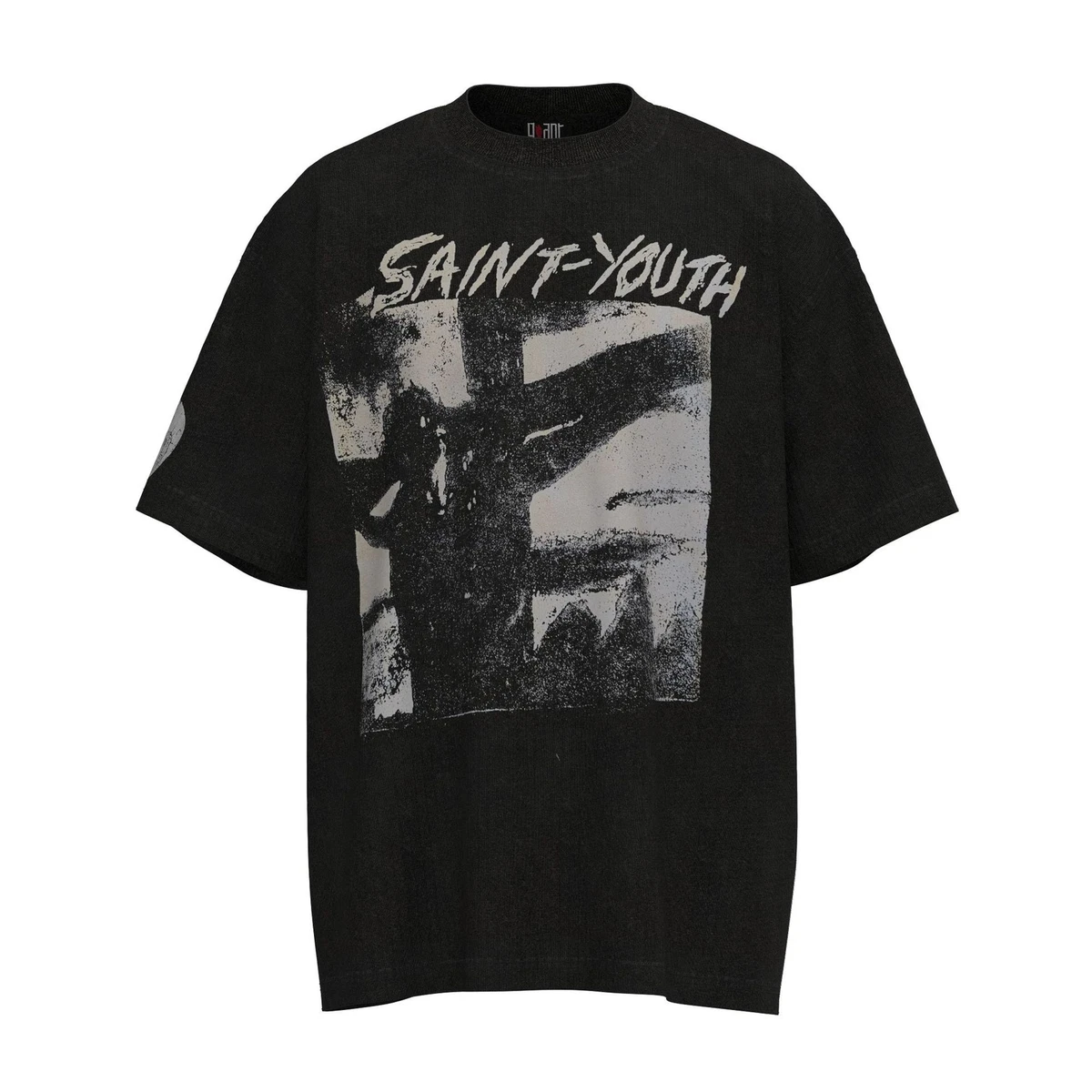 SAINT MICHAEL 22SS TEE SHORT SLEEVE VINTAGE WASHED GRAPHIC T-shirt