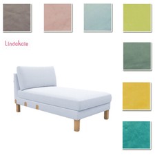 Custom Made Cover Fits IKEA Karlstad Chaise Lounge,Velvet Fabric