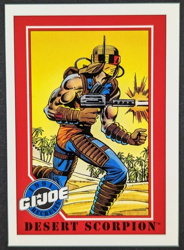 Desert Scorpion 1991 GI Joe Impel Card #130 (NM)