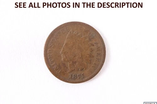 NobleSpirit (TM) Semi-Key 1871 Indian Head Cent Good