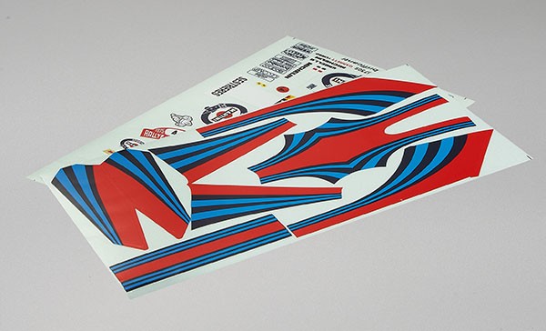 Killerbody RC Car Decal Sheet - Lancia Delta HF Integrale