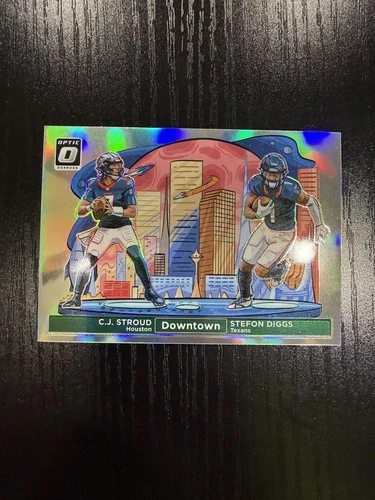 2024 Panini Donruss Optic CJ Stroud Stefon Diggs Dual Downtown #5 🚀