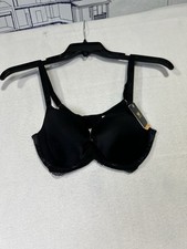 Wacoal Bra 32DD Black Underwire Full Coverage Lace Back NWT 62 Retail
