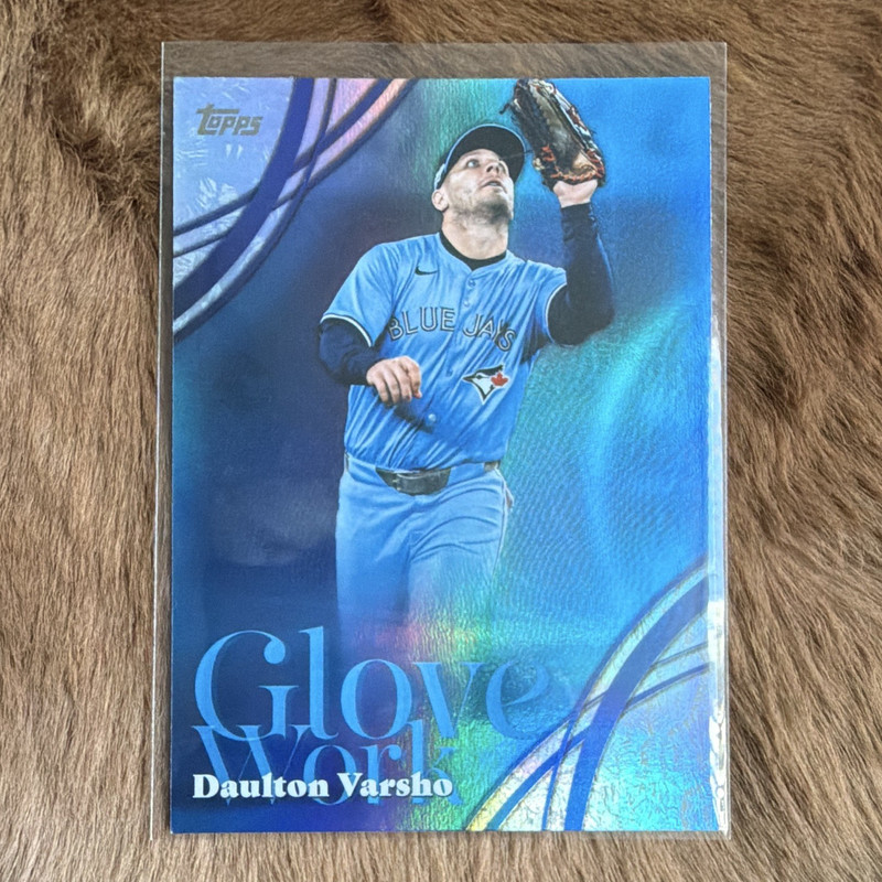 Topps 2026 Glove Work Insert Daulton Varsho Toronto Blue Jays #GW-55