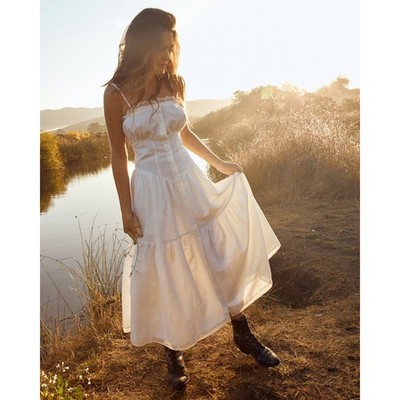 Christy Dawn The Lola Dress Ivory Size XS