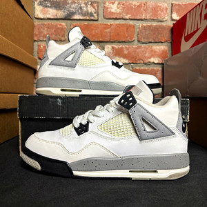 Jordan 4 GS White Cement | eBay