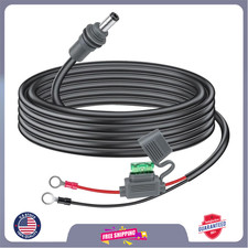 Starlink Mini 12V/24V Power Cable 10FT DC Extension O Ring Fuse Adapter RV Car