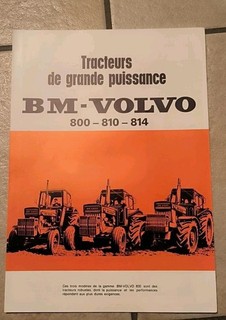 Prospectus Tracteur Volvo BM Brochure No Deutz Someca Ih