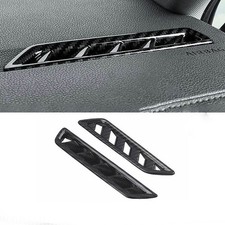 For Volkswagen Jetta Mk7 19-2022 Carbon Fiber Dashboard L&R Air Outlet Vent Trim