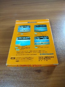 Vintage Konami Hyper Olympic 1 Video Game for MSX Computers Konami 1984