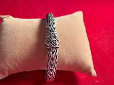 Vintage John Hardy 18k and Sterling Silver Weave Bracelet