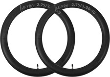 2-Pack 2.50/3.00-18 Heavy-Duty Motorcycle Inner Tubes, 3Mm Butyl Rubber with TR4