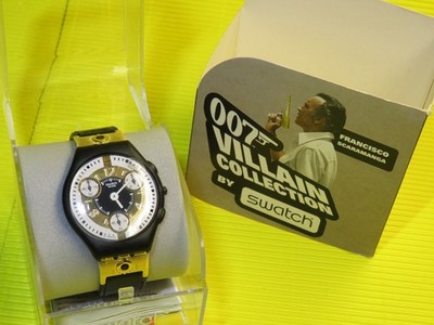 Swatch James Bond 007 Special THE MAN WITH THE GOLDEN GUN / SCARAMANGA - NEU OVP