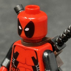 LEGO Marvel Deadpool Minifigure From 6866 &ndash; Pre-Owned - Excellent Condition