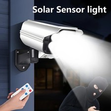 77LED Solar Motion Sensor Light Outdoor 2000LM Wireless Security Flood Lamp