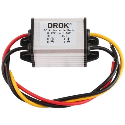 Waterproof Adjustable Output Voltage Regulator 3-15V 5V 12V