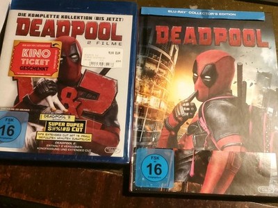 Deadpool 1+2/ Blu-ray/NP= 19,99  /+1×collector's EDITION BLU-RAY/VERSIEGELT/NEU 