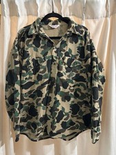 VTG 80’s Size 17 XL Frostproof USA Made Camo Long Sleeve Button Up Hunting Shi