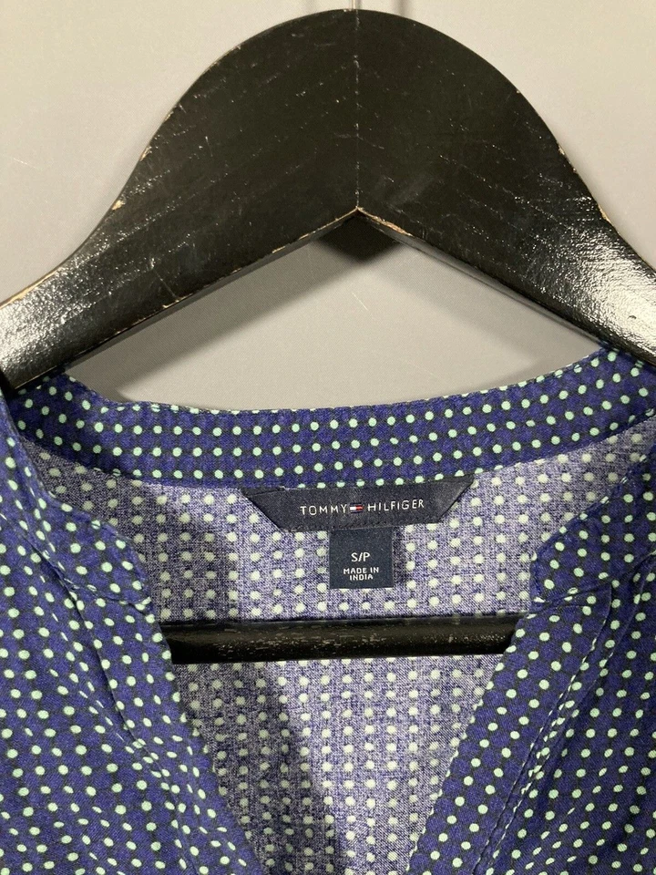 TOMMY HILFIGER Top - Size Small - Polka Dot - Great Condition - Women’s - Imagem 2 de 4