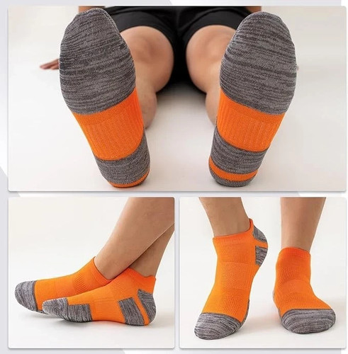 6 Pairs SockWaddles Ankle Socks Men Cushioned Cotton Sports Breathable Anti-Blis - Picture 7 of 25
