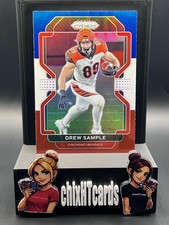 Drew Sample 2021 Panini Prizm Red White and Blue #272 Cincinnati Bengals