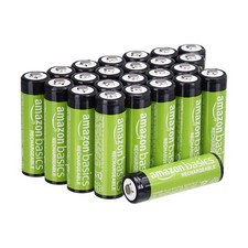 Amazon Basics 24-Pack AA NiMH 2000 mAh 1.2V Rechargeable Pre-Charged Batteries