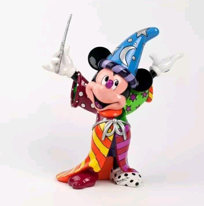 Mickey Sorcier Fantasia Disney par Britto, sculpture Enesco idéale pour un cadeau de collection