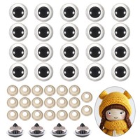 24Mm Sicherheitsaugen FüR Puppen, 20 StüCk Klare HäKelaugen