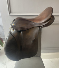 Brown Leather Dressage Saddle - Brown Leather Horse Saddle