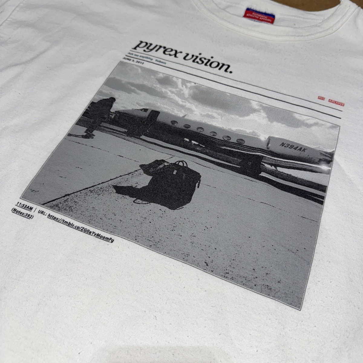 2012 Denim Tears x Champion Virgil Abloh Pyrex Vision High Museum