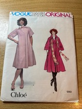 Vogue Paris Original - Chloe - 1263 - Dress/Top/Scarf - Sewing Pattern