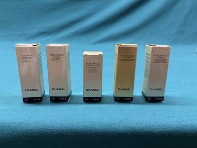NIB Chanel Sublimage Set of 5 Samples Le Creme, Masque, L'Essence Etc. 5ml/10ml