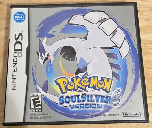 Pokemon SoulSilver Version (Nintendo DS) CIB / Complete AUTHENTIC Not For Resale
