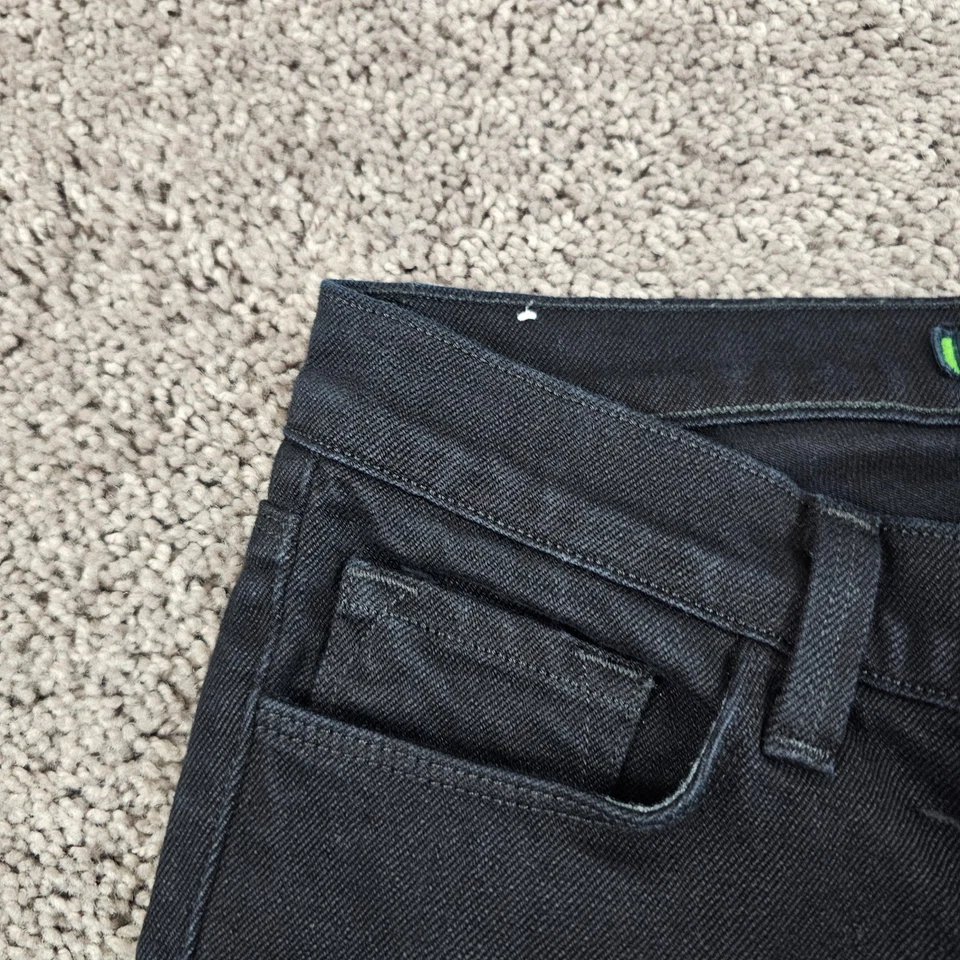 J Brand Jeans Womens 24 Black Skinny Suzuki Moto Low Rise Stretch Denim 25x32 - Image 4 of 4