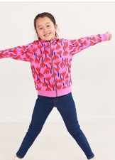 Hanna Andersson Print Faux ShearlingLined Hoodie size 8