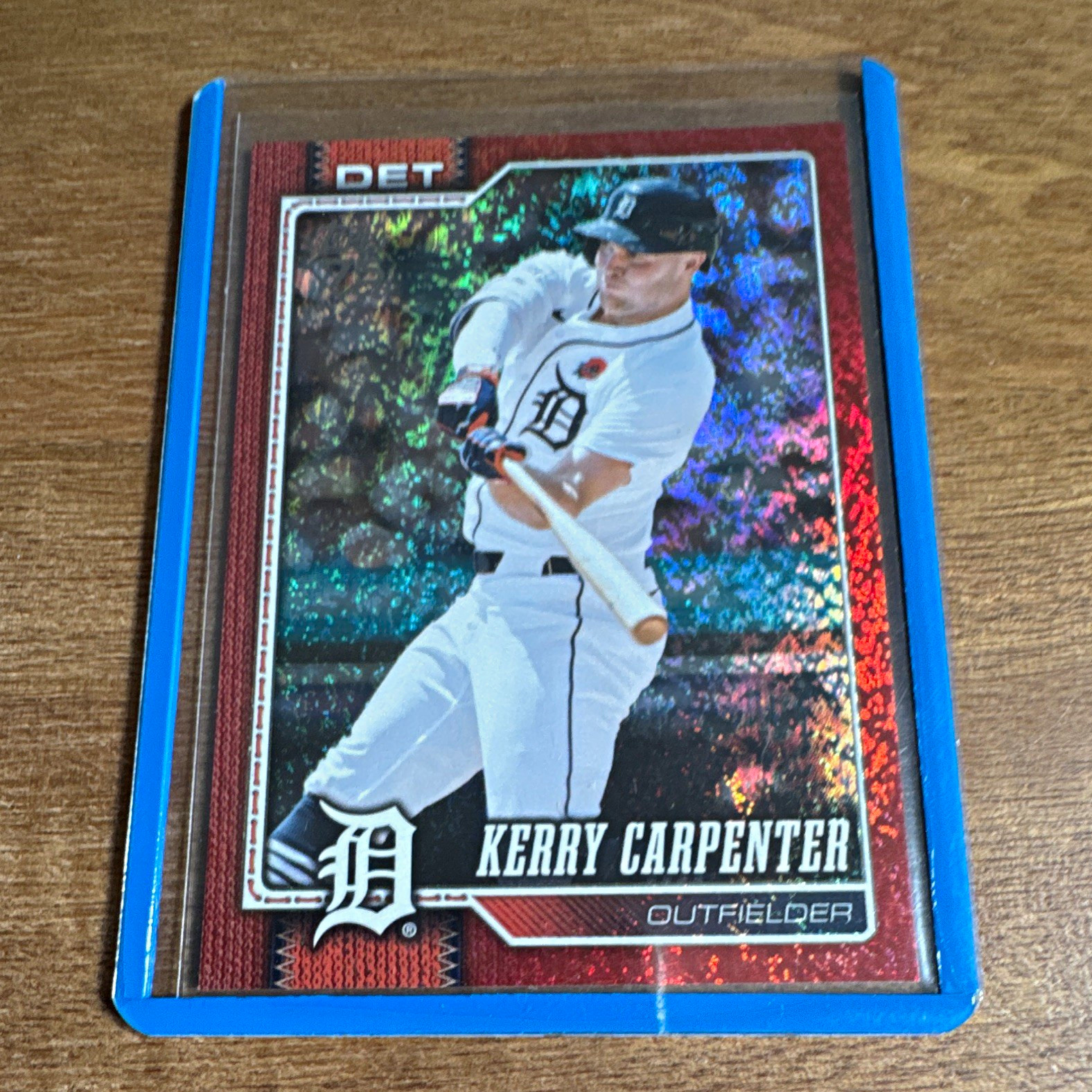 2026 Topps 75 Kerry Carpenter #61 Red Refractor 1/5 Tigers! First on print!