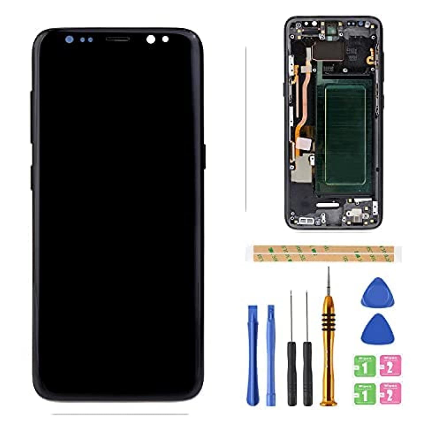 Samsung AMOLED LCD Digitizer Touch Screen Display Replacement Assembly