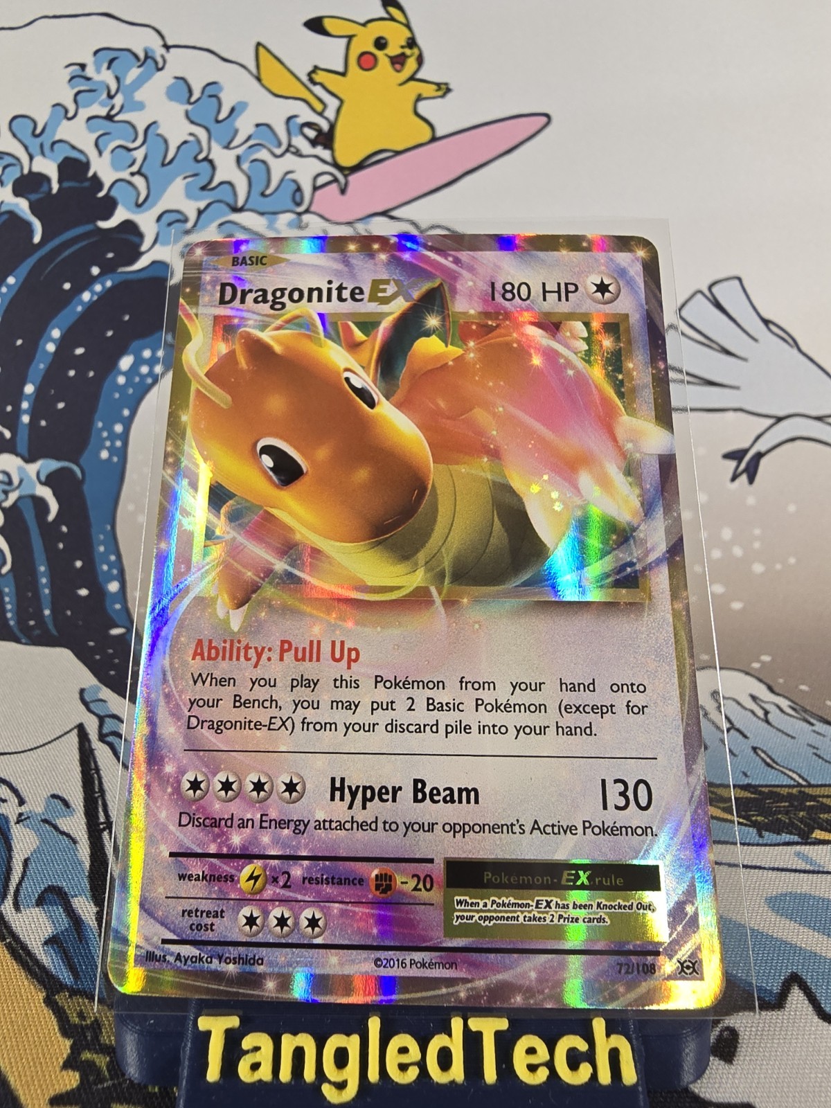 Pokemon Dragonite EX 72/108 XY Evolutions Holo Ultra Rare Near Mint
